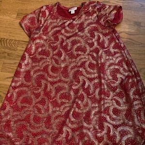 LulaRoe sparkle dress size 12